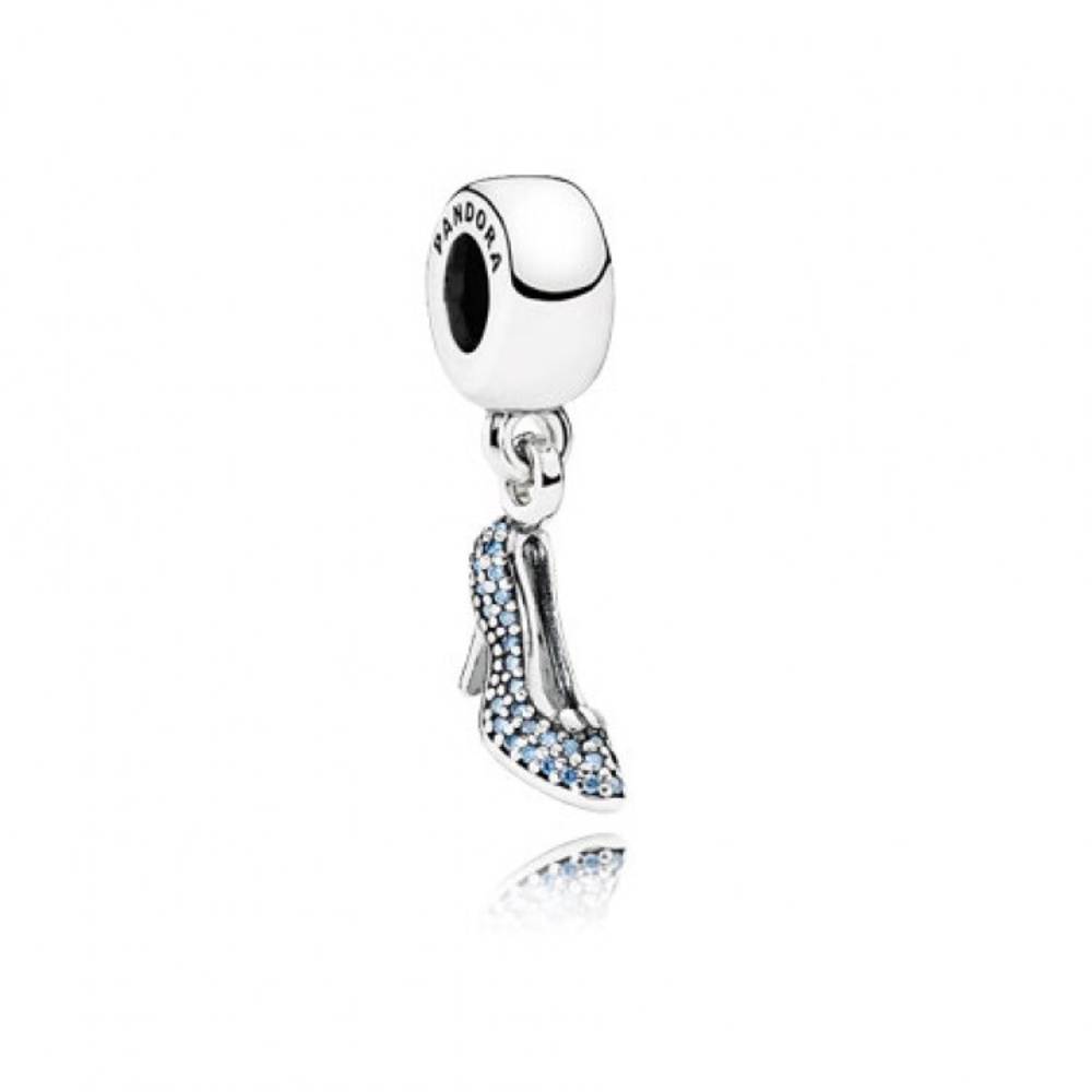 PANDORA Charm Disney, Cinderella's Slipper Silver